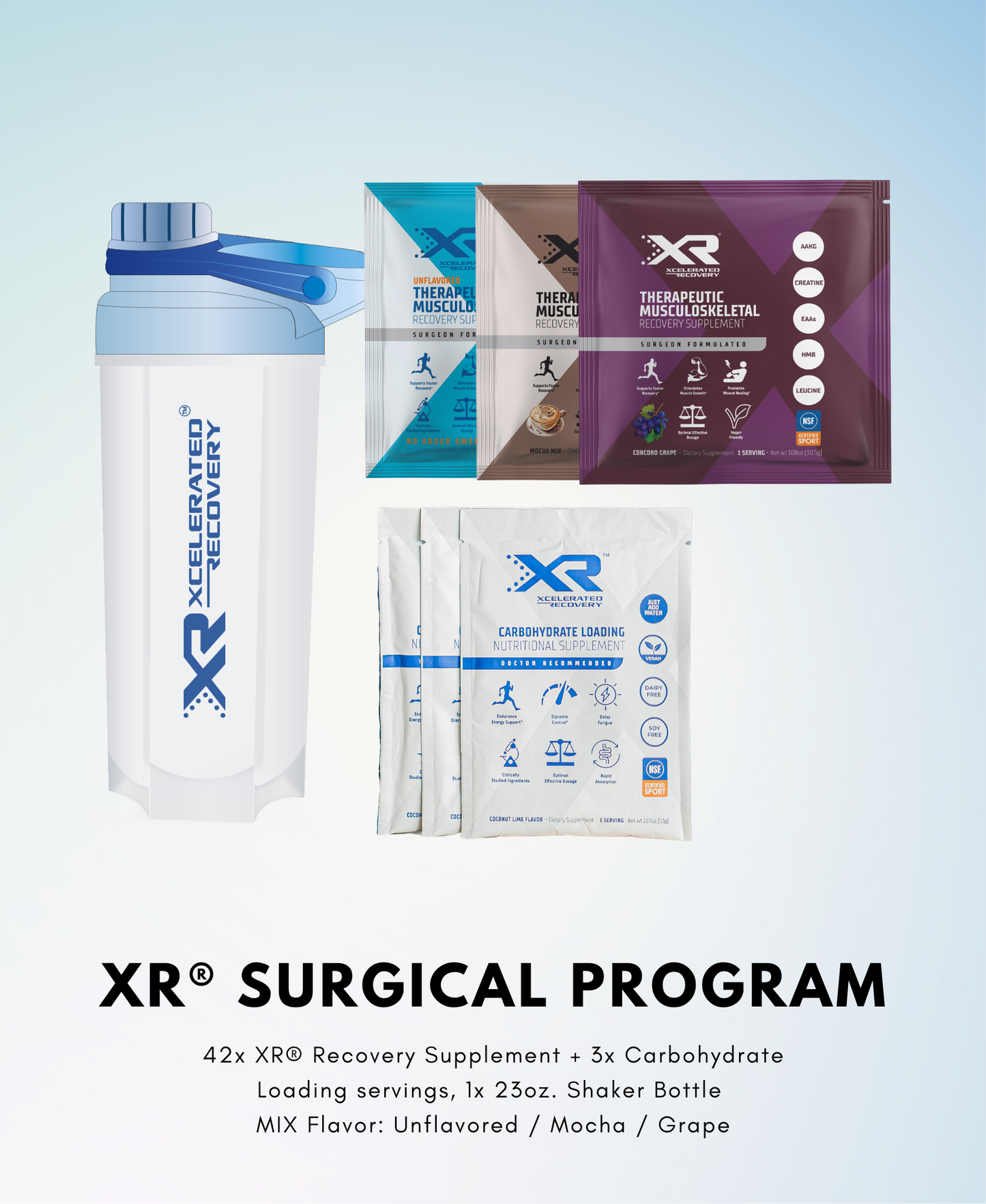 XR® 3 week surgical program Mixed Flavors - custom box